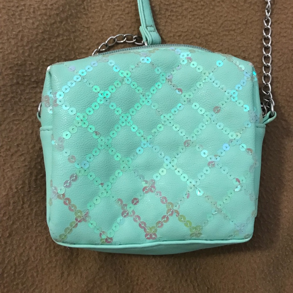 mint green crossbody purse